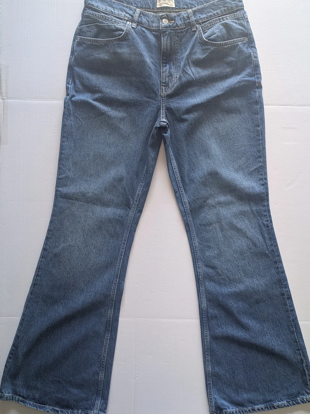 Women's 'We The Free' Classic High-Rise Blue Flare Jeans - Size 32 (NWOT)